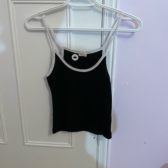 BLACK AND WHITE BRANDY TANK (RARE)